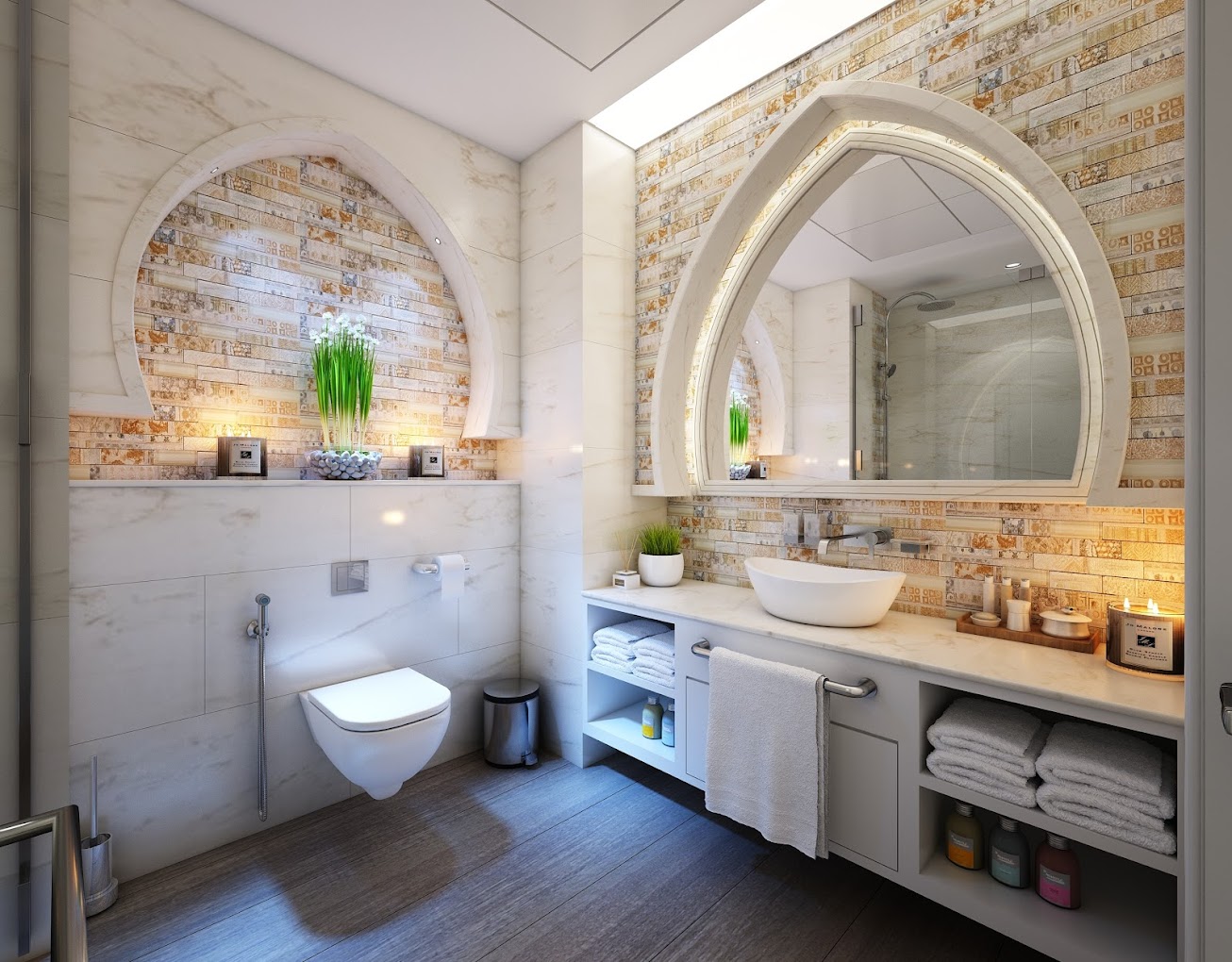 Salle de bain orientale
